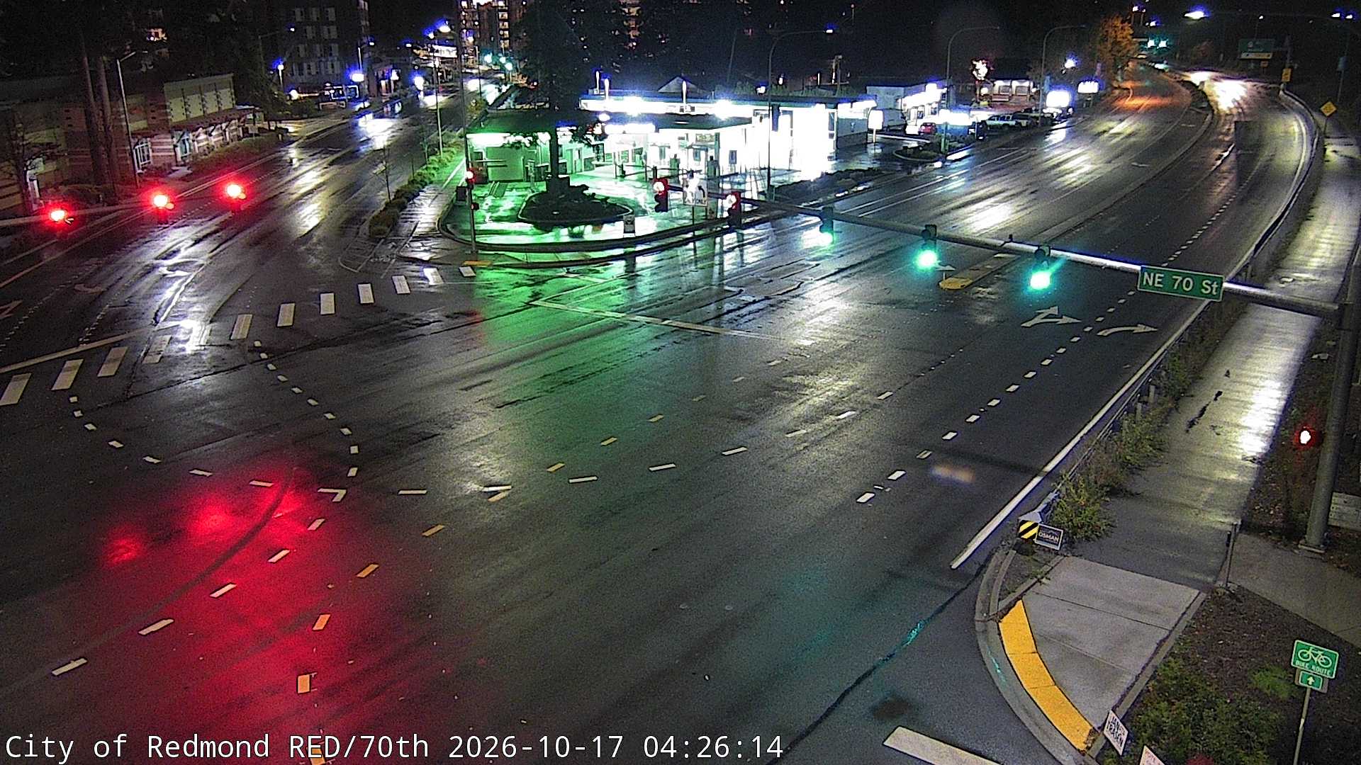 Redmond Way and NE 70th St traffic camera